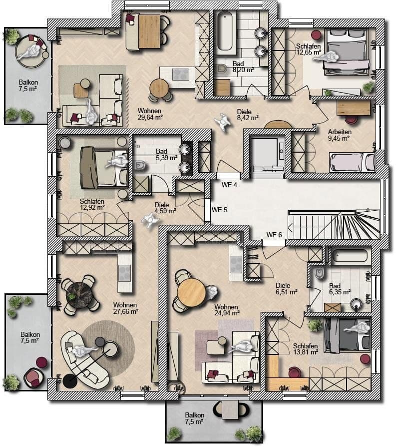 2 bedroom flat for sale, 58 m², Heuglinstr. 32, München, Bavaria 2 bedroom flat for sale, 58 m², Heuglinstr. 32, München, Bavaria