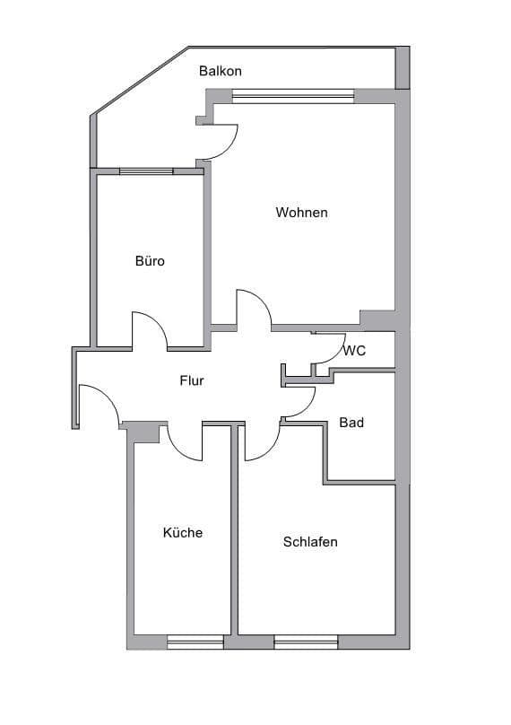 3 bedroom flat to rent, 112 m², Rudolfstraße 12, Münster, North Rhine-Westphalia 3 bedroom flat to rent, 112 m², Rudolfstraße 12, Münster, North Rhine-Westphalia