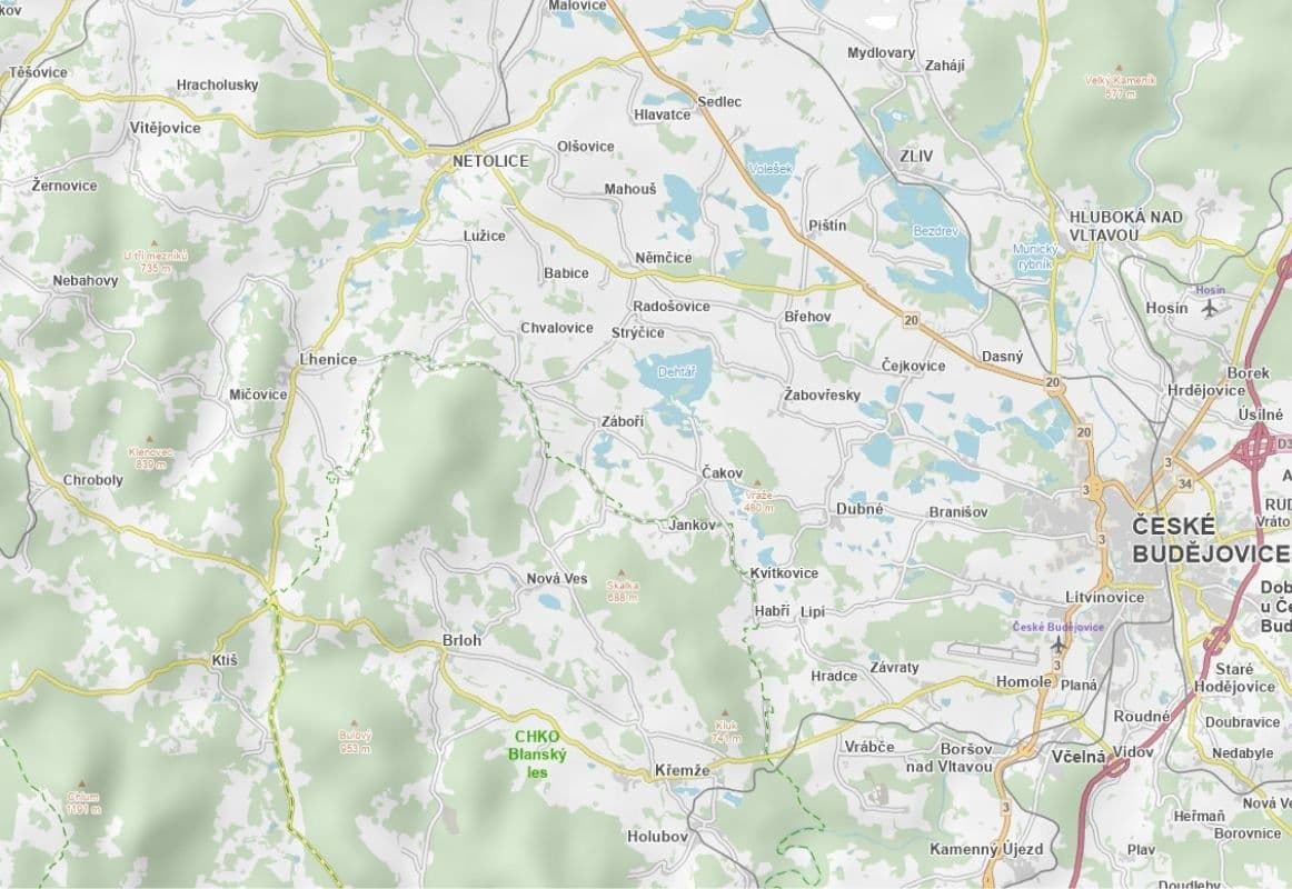 plot for sale, 2,693 m², Lhenice, Jihočeský Region plot for sale, 2,693 m², Lhenice, Jihočeský Region