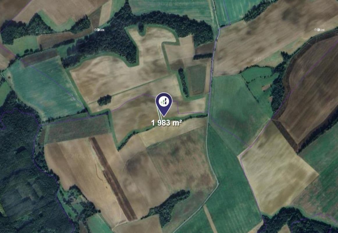 plot for sale, 1,983 m², Prusinovice, Zlínský Region plot for sale, 1,983 m², Prusinovice, Zlínský Region
