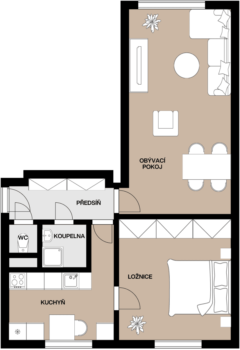 2 bedroom flat for sale, 56 m², Víchovská, Jilemnice, Liberecký Region 2 bedroom flat for sale, 56 m², Víchovská, Jilemnice, Liberecký Region