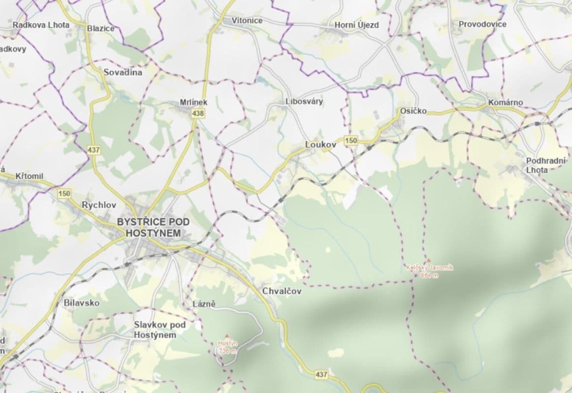 plot for sale, 802 m², Loukov, Zlínský Region plot for sale, 802 m², Loukov, Zlínský Region