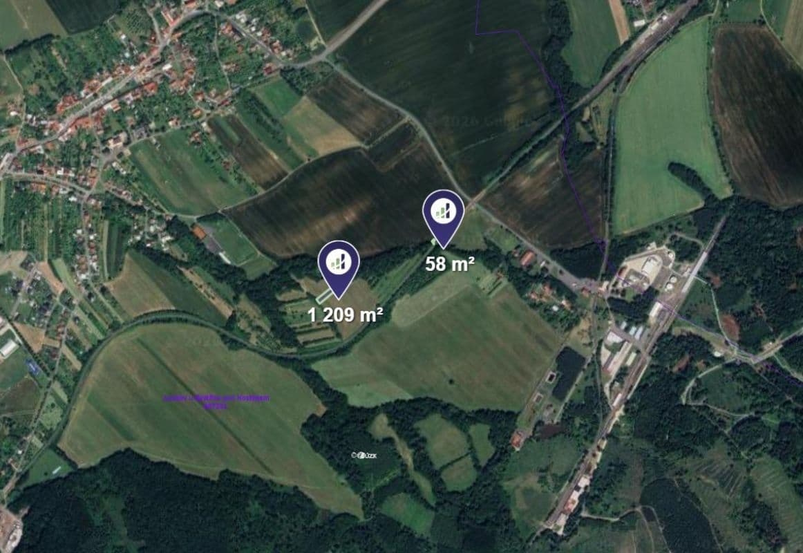 plot for sale, 1,267 m², Loukov, Zlínský Region plot for sale, 1,267 m², Loukov, Zlínský Region