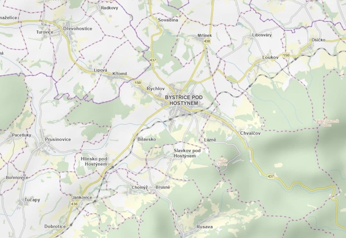 plot for sale, 6,057 m², Bystřice pod Hostýnem, Zlínský Region plot for sale, 6,057 m², Bystřice pod Hostýnem, Zlínský Region