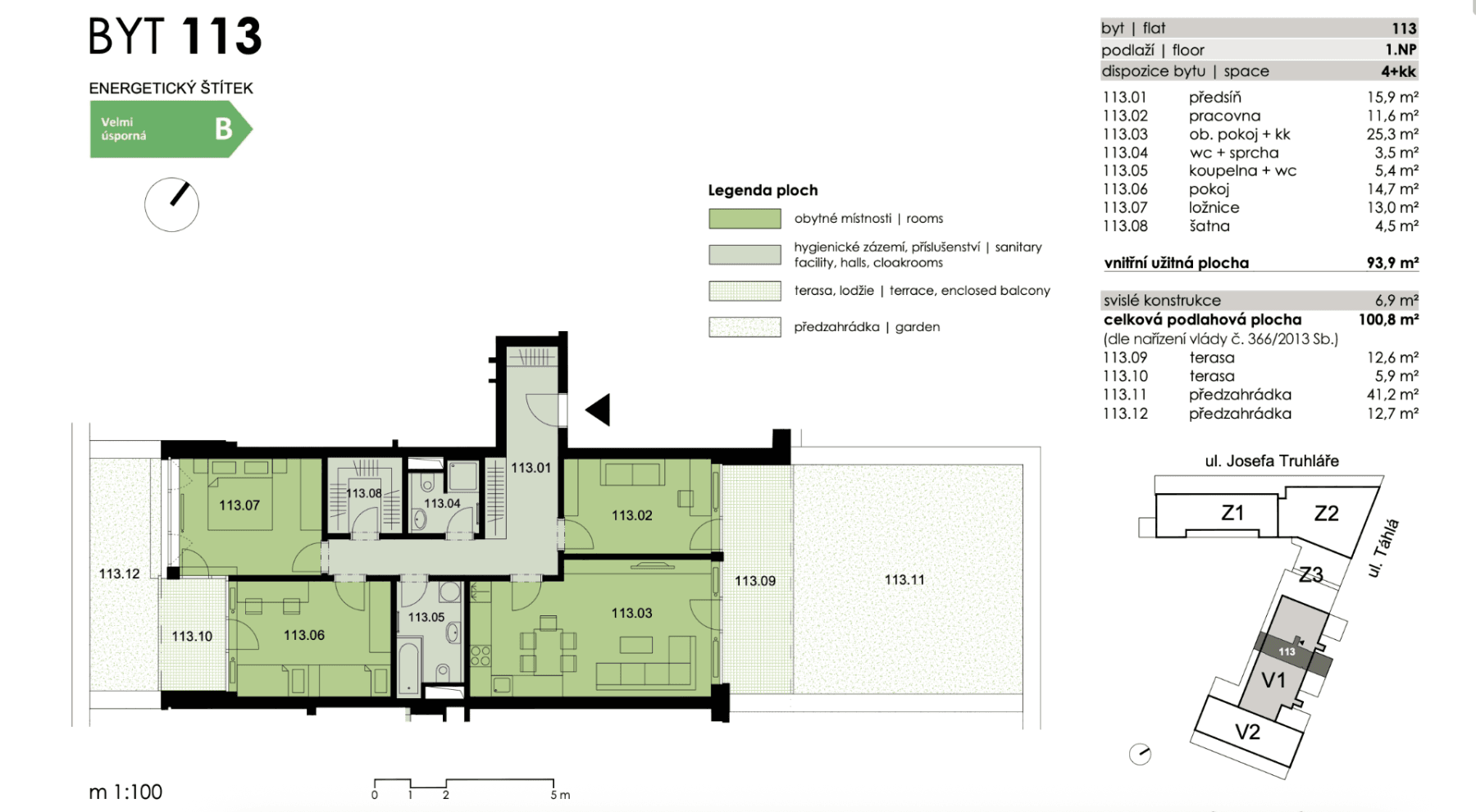 3 bedroom with open-plan kitchen flat to rent, 100 m², Josefa Truhláře, Brandýs nad Labem-Stará Boleslav, Středočeský Region 3 bedroom with open-plan kitchen flat to rent, 100 m², Josefa Truhláře, Brandýs nad Labem-Stará Boleslav, Středočeský Region