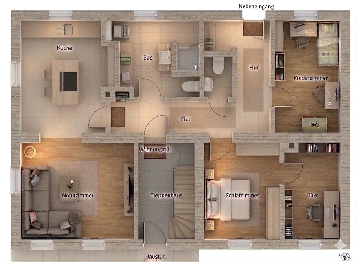 4 bedroom flat to rent, 92 m², Ammerndorf, Bavaria 4 bedroom flat to rent, 92 m², Ammerndorf, Bavaria