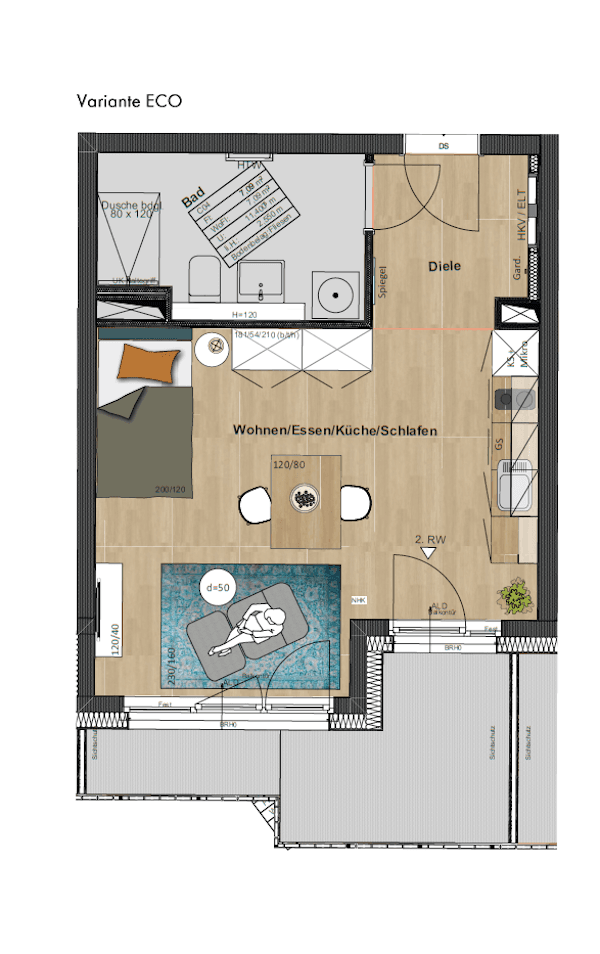 1 bedroom flat to rent, 41 m², Ludwig-Feuerbach-Straße 4, Nürnberg, Bavaria 1 bedroom flat to rent, 41 m², Ludwig-Feuerbach-Straße 4, Nürnberg, Bavaria