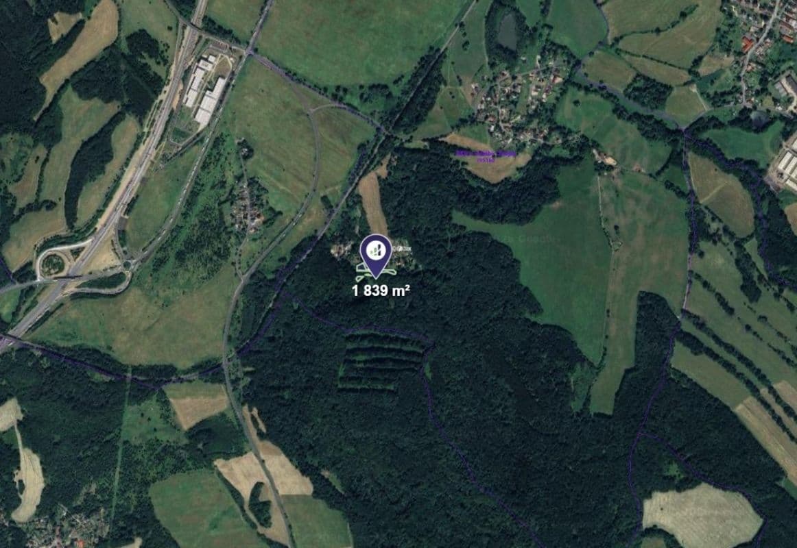 plot for sale, 1,839 m², Velké Chvojno, Ústecký Region plot for sale, 1,839 m², Velké Chvojno, Ústecký Region