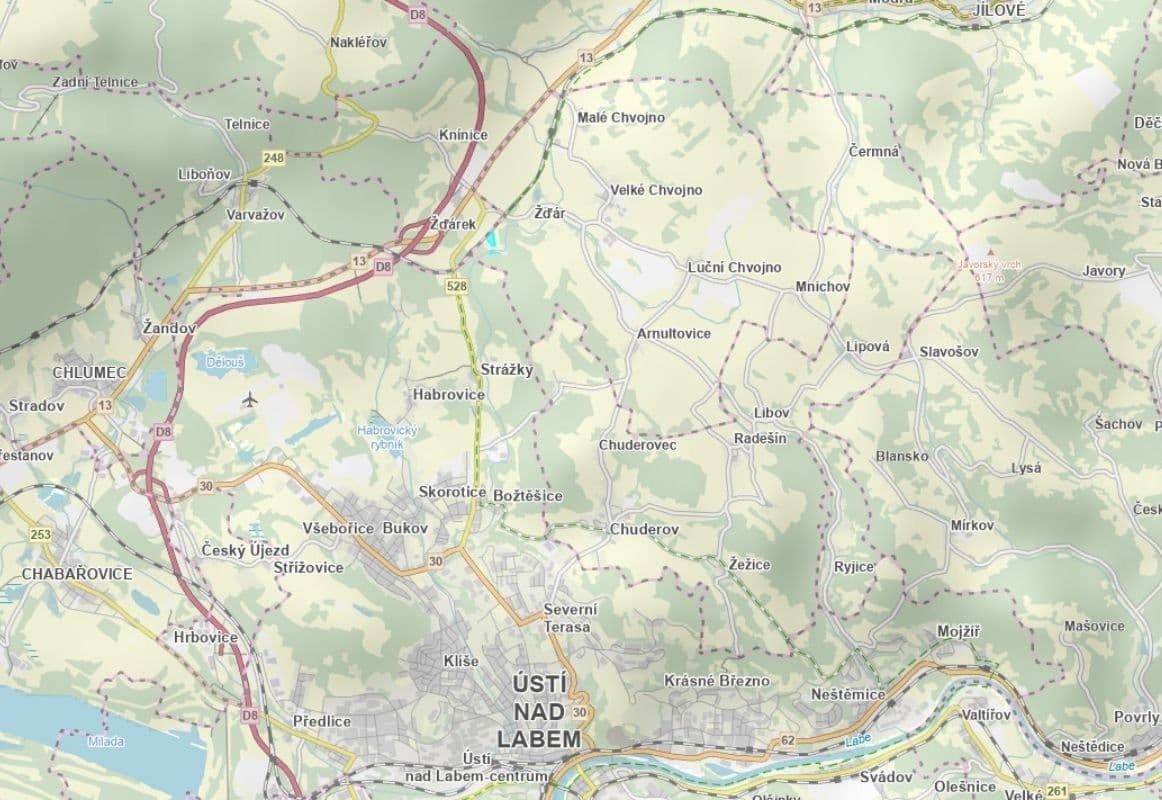 plot for sale, 6,869 m², Velké Chvojno, Ústecký Region plot for sale, 6,869 m², Velké Chvojno, Ústecký Region