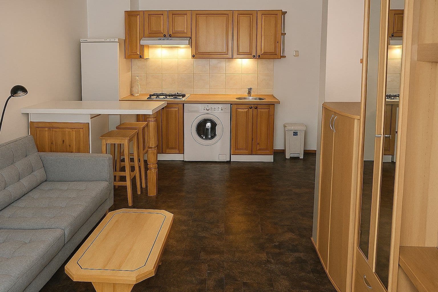 1 bedroom with open-plan kitchen flat to rent, 45 m², Bulharská, Prague, Prague 1 bedroom with open-plan kitchen flat to rent, 45 m², Bulharská, Prague, Prague