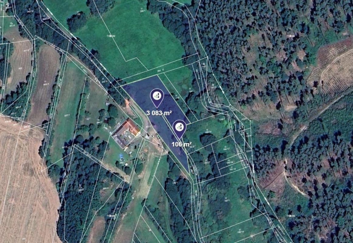 plot for sale, 2,126 m², Přešťovice, Jihočeský Region plot for sale, 2,126 m², Přešťovice, Jihočeský Region