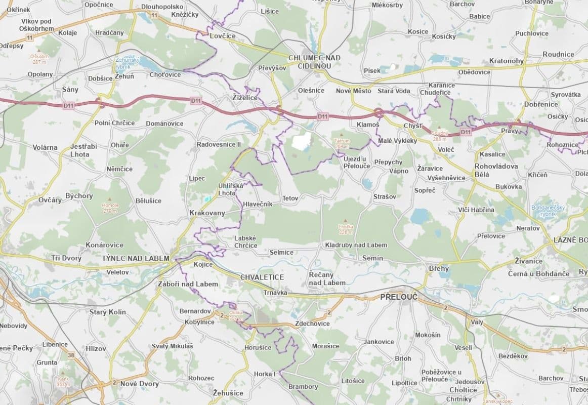 plot for sale, 1,490 m², Uhlířská Lhota, Středočeský Region plot for sale, 1,490 m², Uhlířská Lhota, Středočeský Region