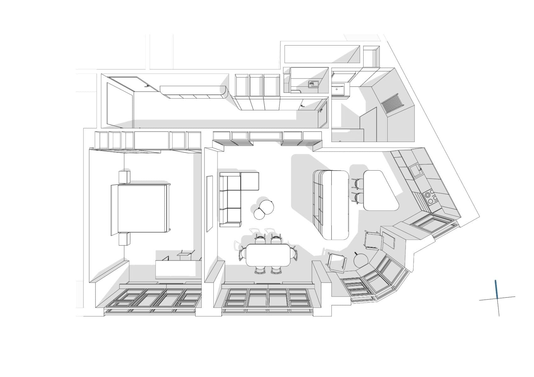 1 bedroom with open-plan kitchen flat for sale, 92 m², Opatovická, Prague, Prague 1 bedroom with open-plan kitchen flat for sale, 92 m², Opatovická, Prague, Prague