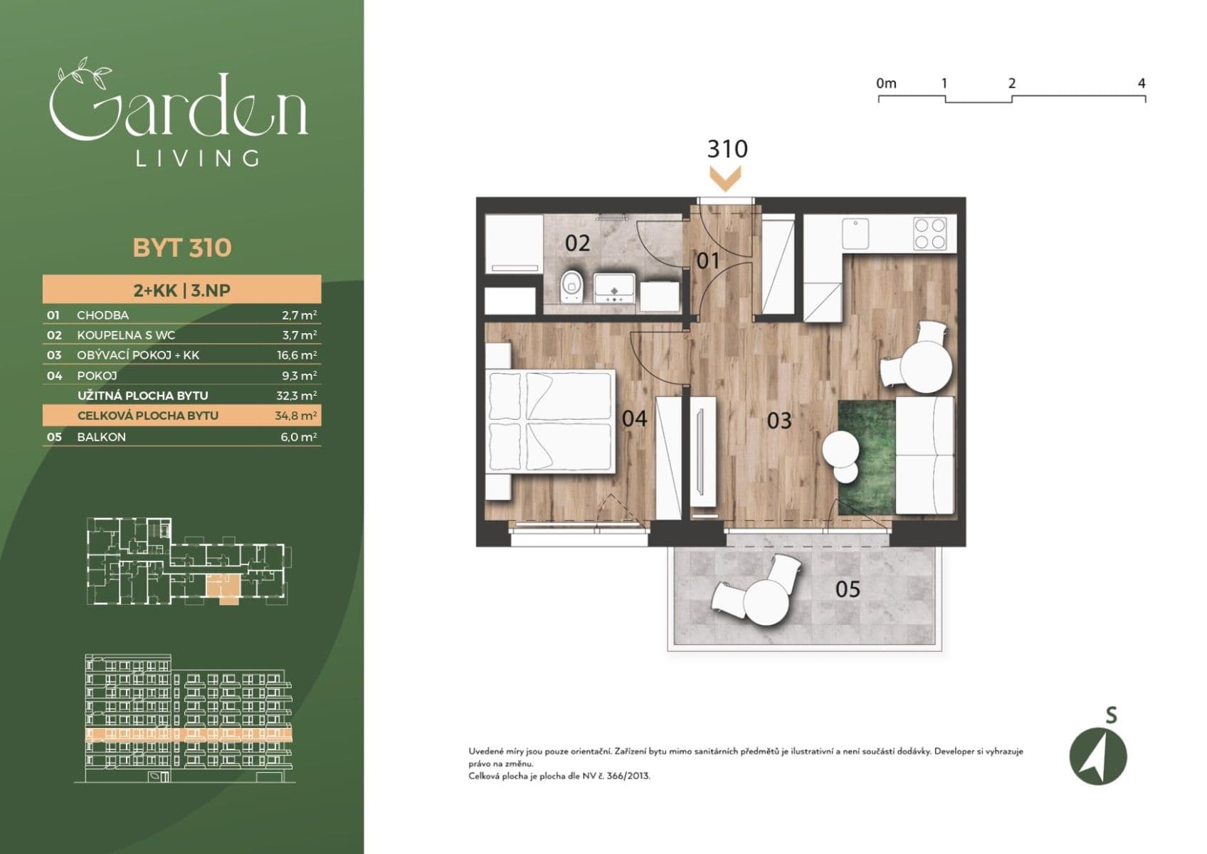 1 bedroom with open-plan kitchen flat to rent, 37 m², Arnošta Valenty, Prague, Prague 1 bedroom with open-plan kitchen flat to rent, 37 m², Arnošta Valenty, Prague, Prague