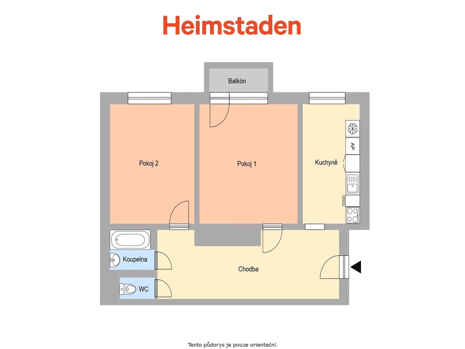 2 bedroom flat to rent, 56 m², nám. T. G. Masaryka, Havířov, Moravskoslezský Region 2 bedroom flat to rent, 56 m², nám. T. G. Masaryka, Havířov, Moravskoslezský Region