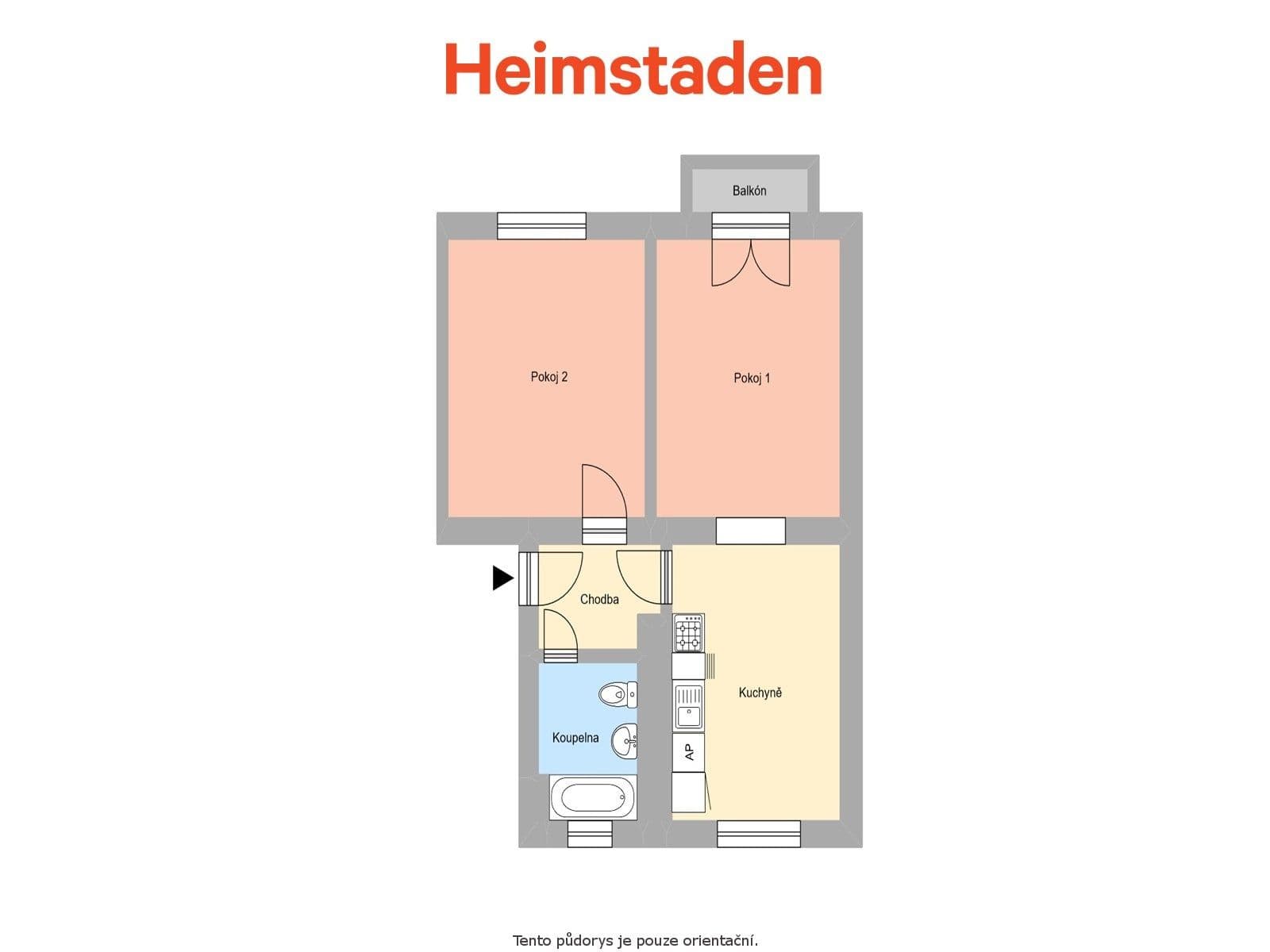 2 bedroom flat to rent, 47 m², Osadní, Havířov, Moravskoslezský Region 2 bedroom flat to rent, 47 m², Osadní, Havířov, Moravskoslezský Region