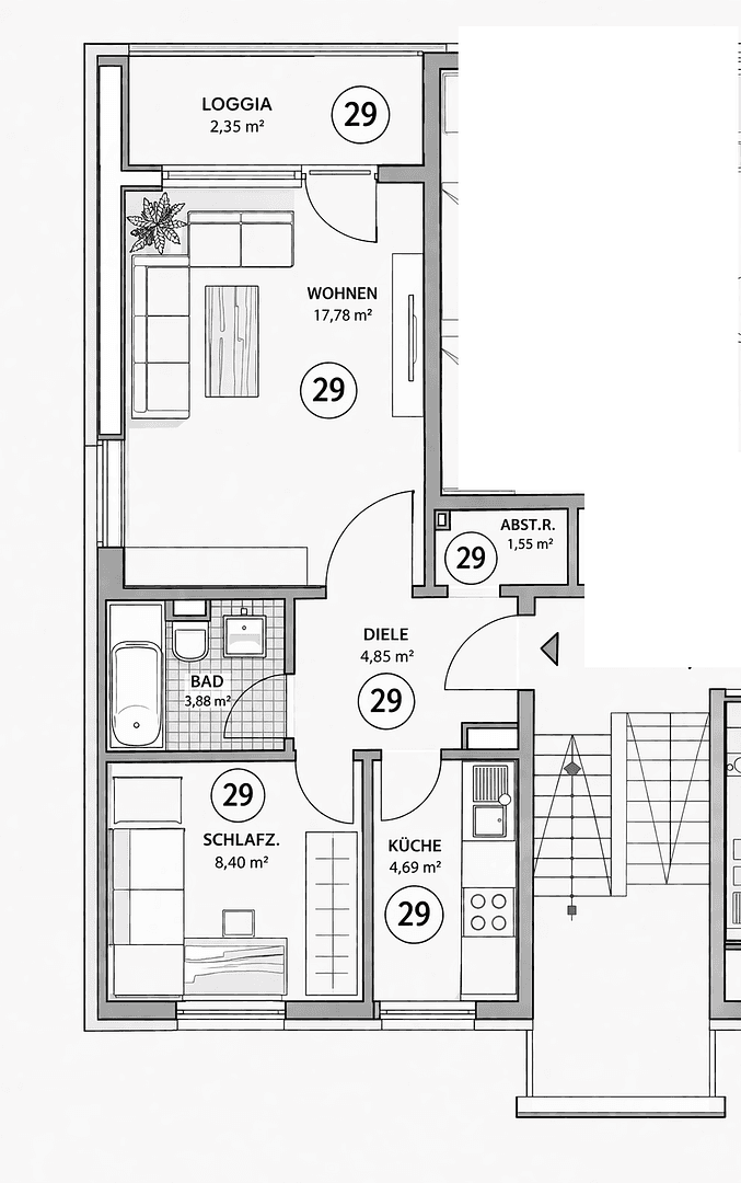 2 bedroom flat for sale, 42 m², Frank-Wedekind-Straße 00, Wiesbaden, Hesse 2 bedroom flat for sale, 42 m², Frank-Wedekind-Straße 00, Wiesbaden, Hesse