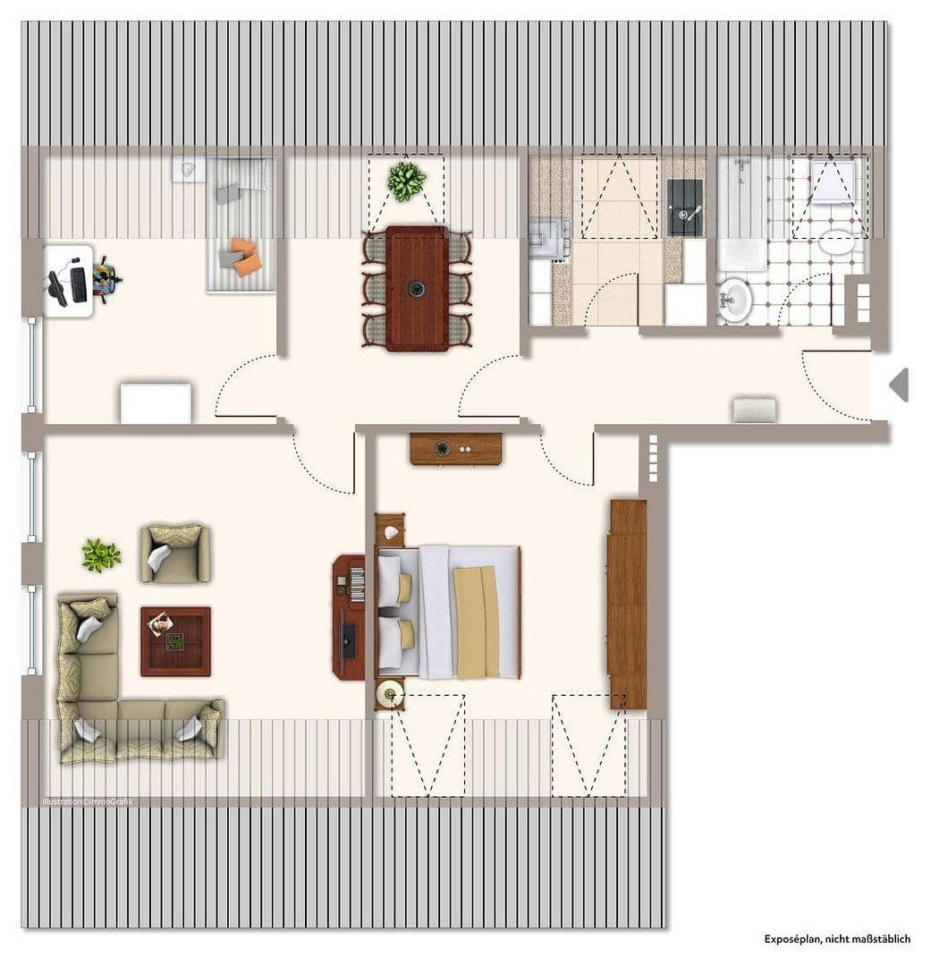 2 bedroom with open-plan kitchen flat for sale, 87 m², Würzburg, Bavaria 2 bedroom with open-plan kitchen flat for sale, 87 m², Würzburg, Bavaria