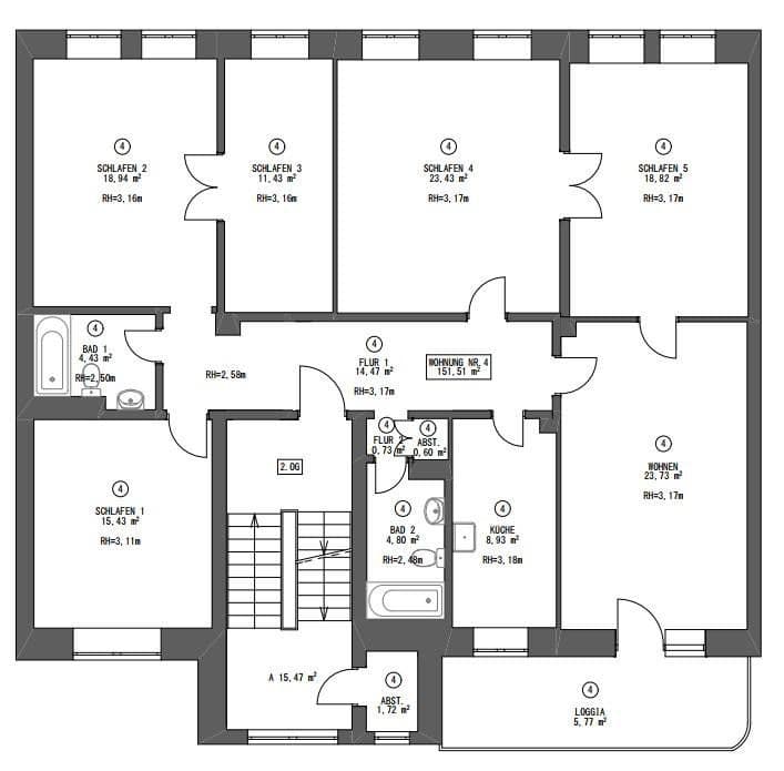 6 bedroom flat for sale, 152 m², Wilhelm-Leuschner-Str. 40, Darmstadt, Hesse 6 bedroom flat for sale, 152 m², Wilhelm-Leuschner-Str. 40, Darmstadt, Hesse