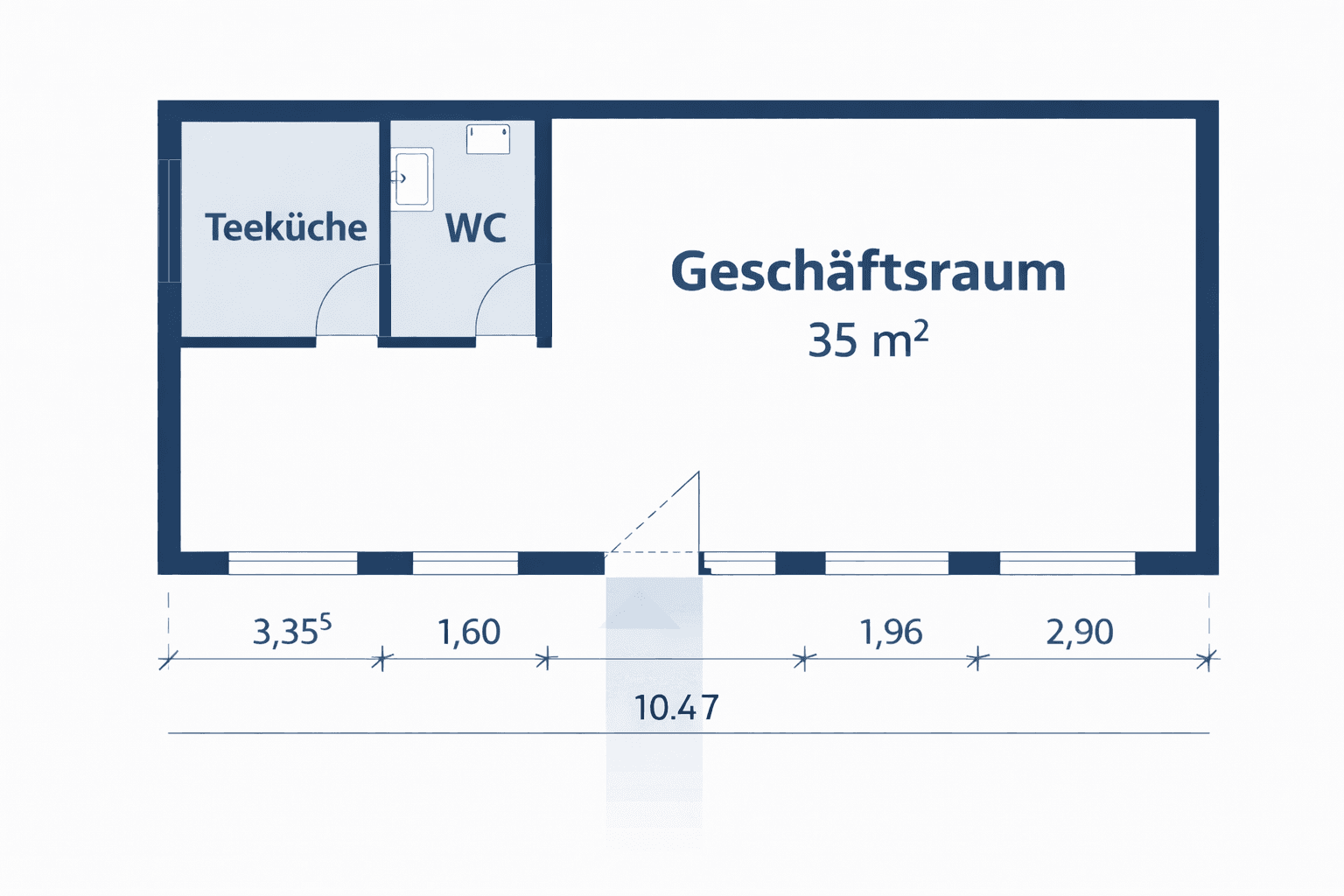 office to rent, 35 m², Wangerland, Lower Saxony office to rent, 35 m², Wangerland, Lower Saxony