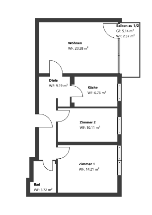 3 bedroom flat for sale, 67 m², Geigenbergerstr. 9, München, Bavaria 3 bedroom flat for sale, 67 m², Geigenbergerstr. 9, München, Bavaria