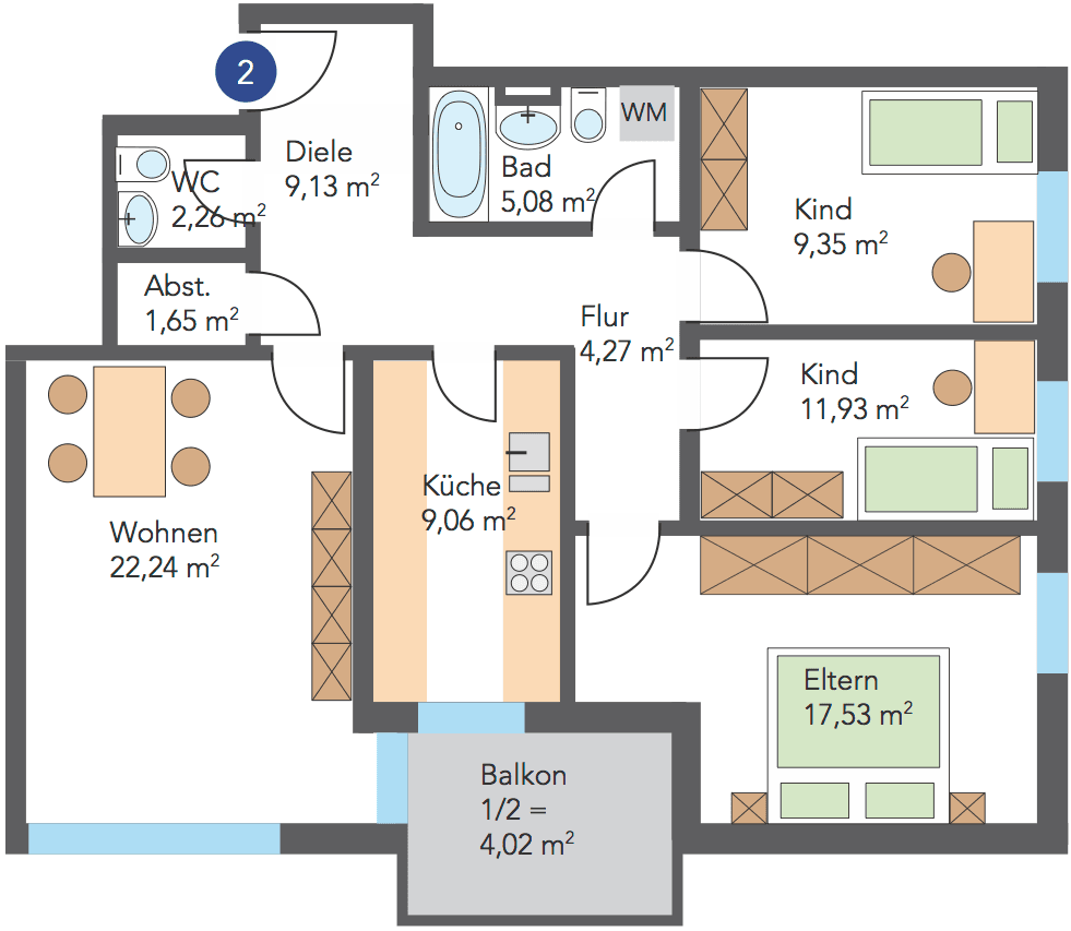 4 bedroom flat to rent, 94 m², Dr.-Wachler-Weg 37, Goslar, Lower Saxony 4 bedroom flat to rent, 94 m², Dr.-Wachler-Weg 37, Goslar, Lower Saxony