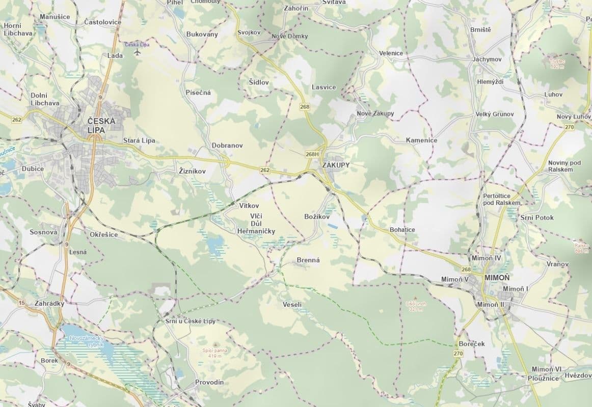 plot for sale, 8,687 m², Zákupy, Liberecký Region plot for sale, 8,687 m², Zákupy, Liberecký Region