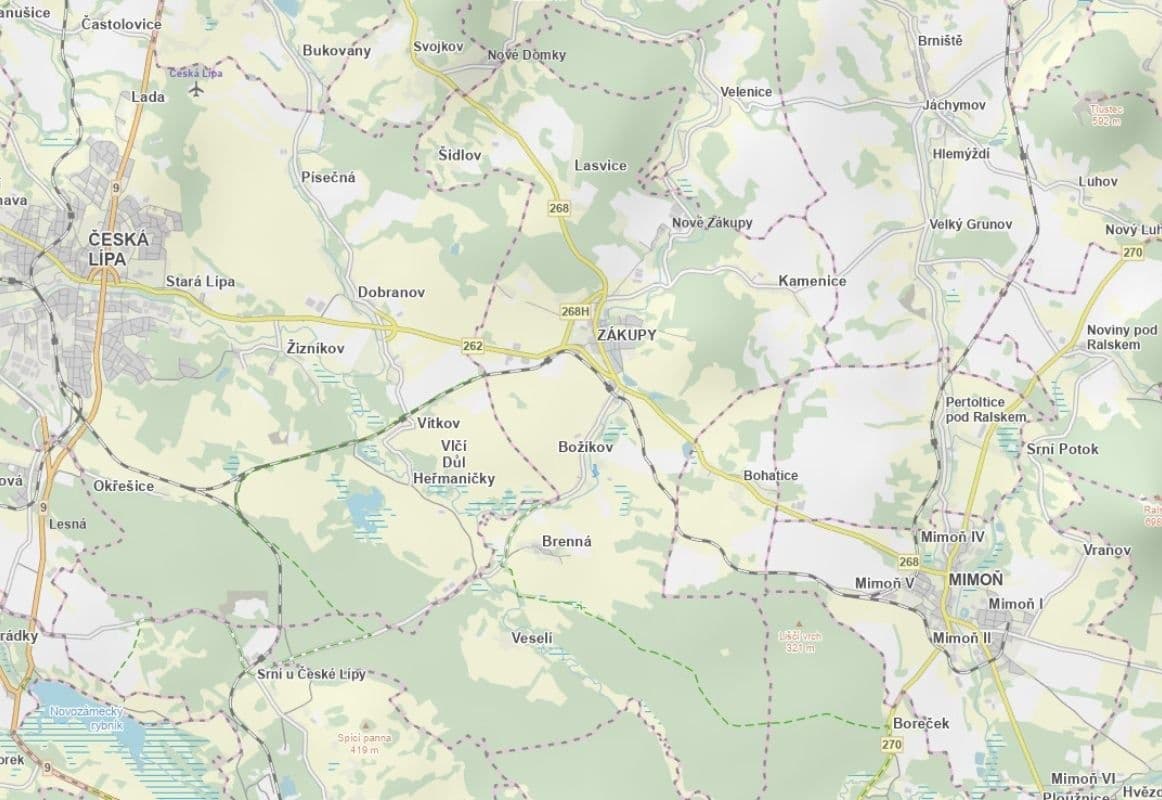 plot for sale, 1,326 m², Zákupy, Liberecký Region plot for sale, 1,326 m², Zákupy, Liberecký Region