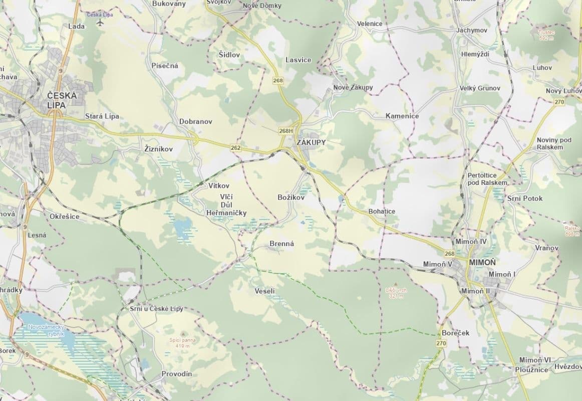 plot for sale, 1,072 m², Zákupy, Liberecký Region plot for sale, 1,072 m², Zákupy, Liberecký Region