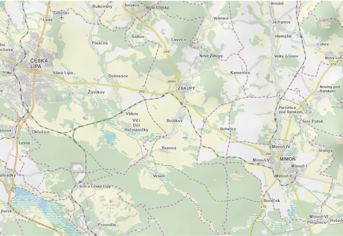 plot for sale, 4,791 m², Zákupy, Liberecký Region plot for sale, 4,791 m², Zákupy, Liberecký Region