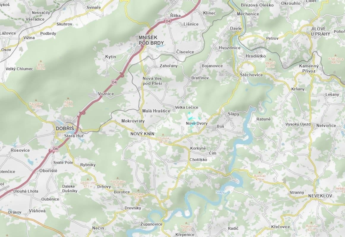 plot for sale, 5,549 m², Nové Dvory, Středočeský Region plot for sale, 5,549 m², Nové Dvory, Středočeský Region