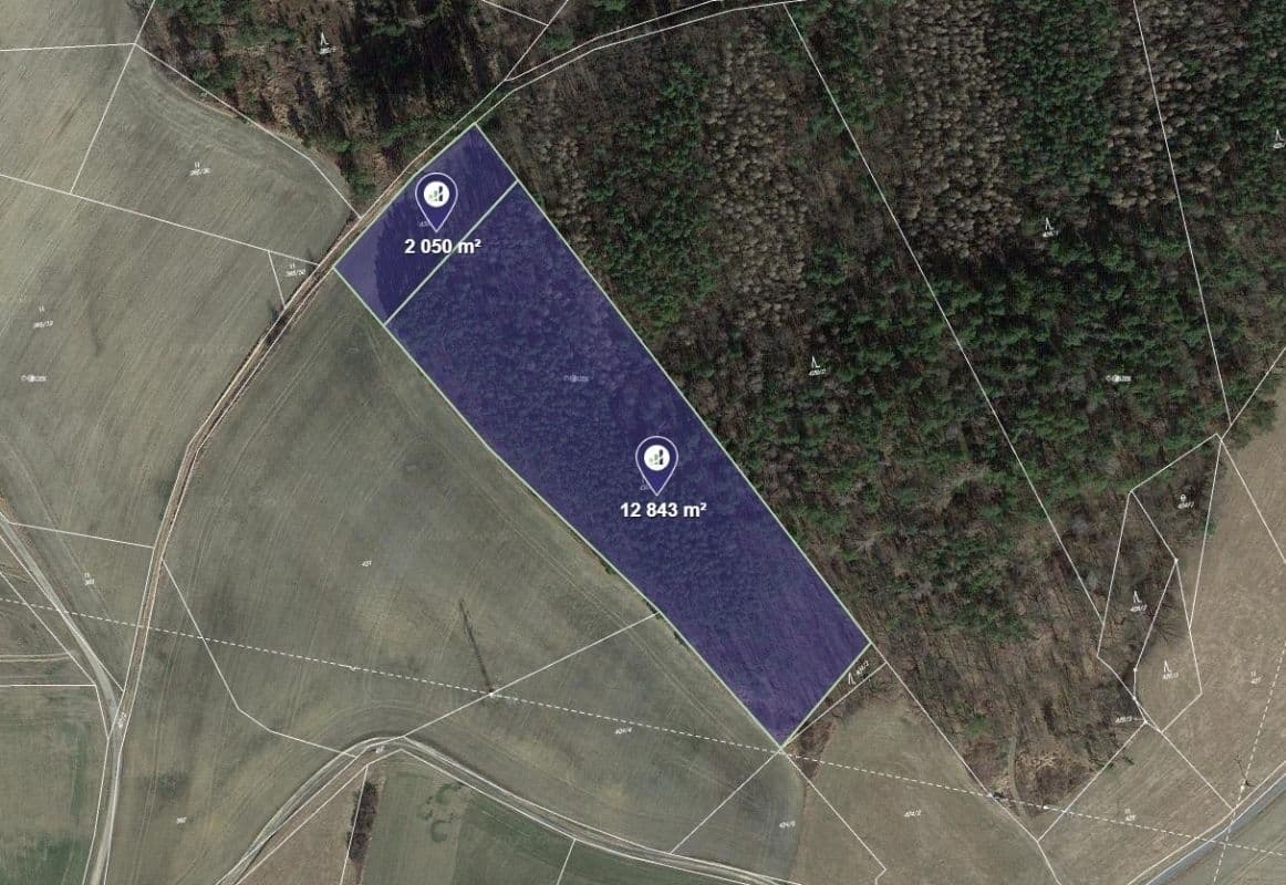 plot for sale, 3,723 m², Nové Dvory, Středočeský Region plot for sale, 3,723 m², Nové Dvory, Středočeský Region