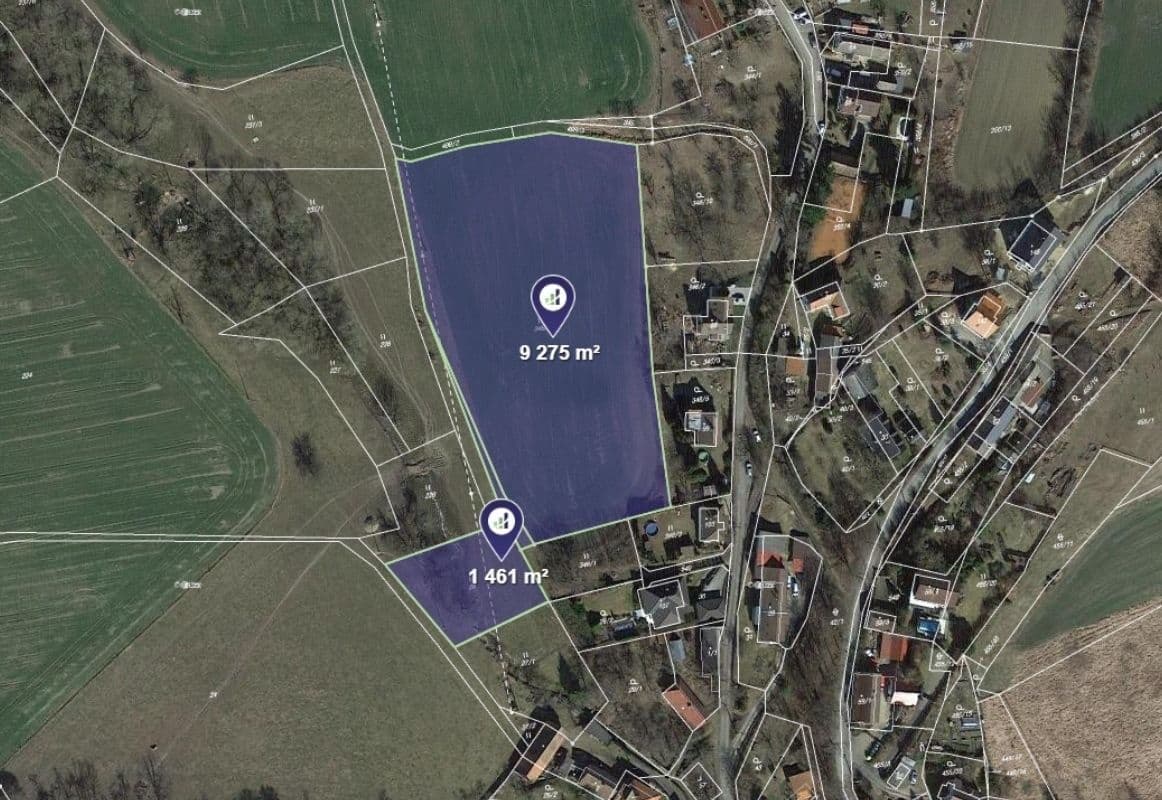 plot for sale, 2,684 m², Nové Dvory, Středočeský Region plot for sale, 2,684 m², Nové Dvory, Středočeský Region