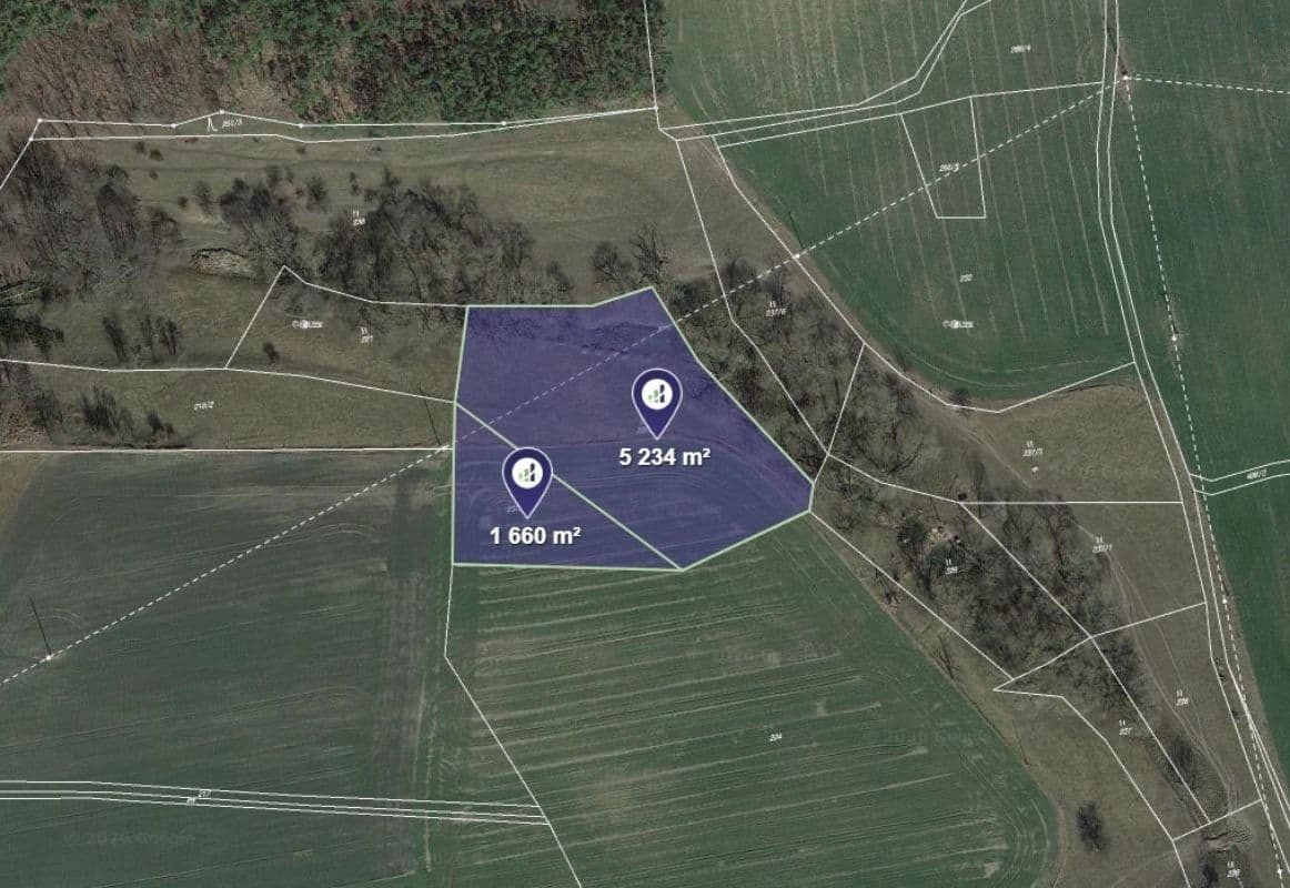 plot for sale, 1,724 m², Nové Dvory, Středočeský Region plot for sale, 1,724 m², Nové Dvory, Středočeský Region