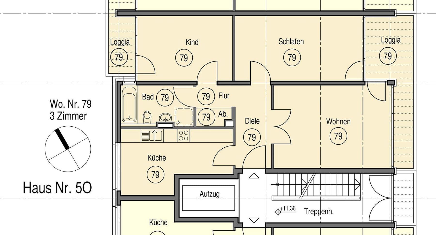 3 bedroom flat for sale, 79 m², Hauptstraße 5/o, Berlin, Berlin 3 bedroom flat for sale, 79 m², Hauptstraße 5/o, Berlin, Berlin