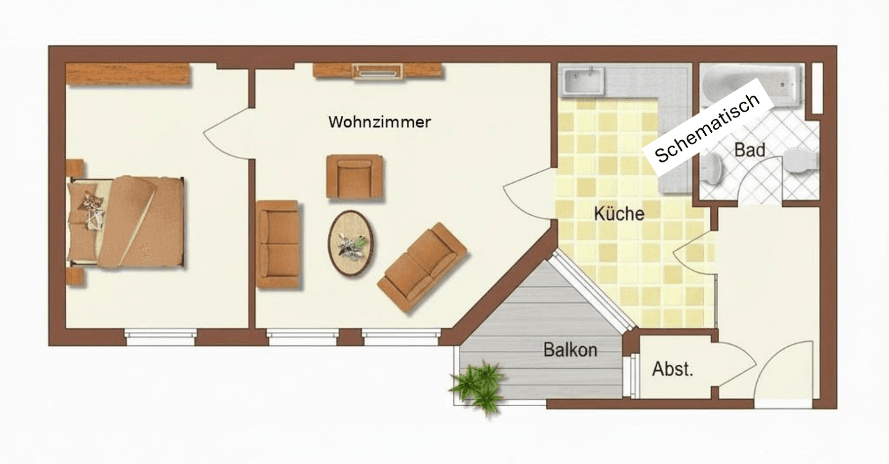 2 bedroom flat to rent, 61 m², Immermannstraße 4, Magdeburg, Saxony-Anhalt 2 bedroom flat to rent, 61 m², Immermannstraße 4, Magdeburg, Saxony-Anhalt