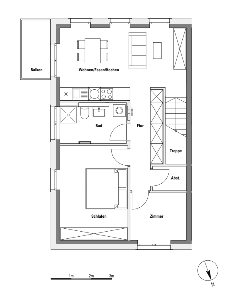 3 bedroom flat to rent, 63 m², Tempelhofer Str. 8, Zossen, Brandenburg 3 bedroom flat to rent, 63 m², Tempelhofer Str. 8, Zossen, Brandenburg