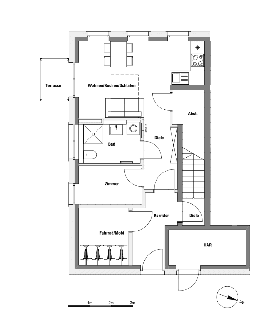 2 bedroom flat to rent, 41 m², Tempelhofer Str. 8, Zossen, Brandenburg 2 bedroom flat to rent, 41 m², Tempelhofer Str. 8, Zossen, Brandenburg