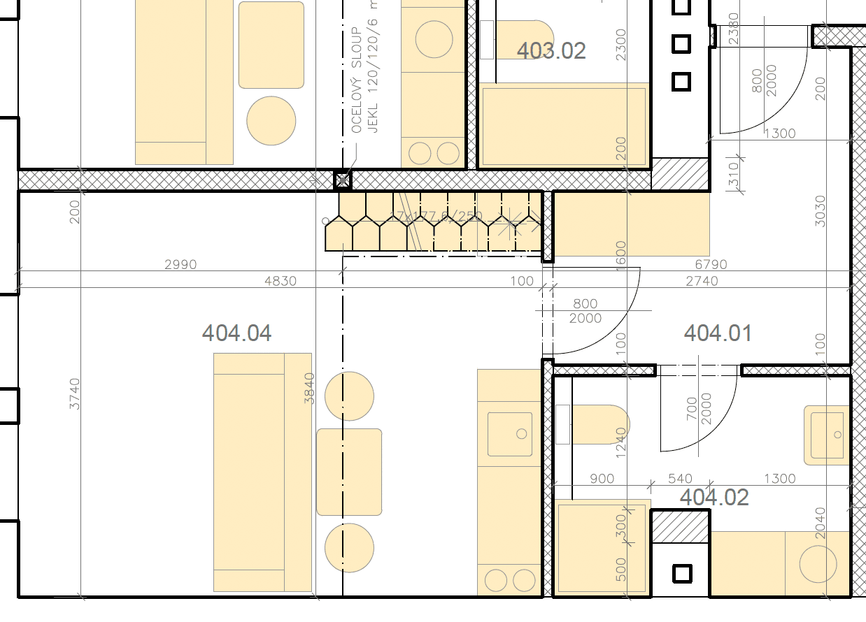 Studio flat to rent, 40 m², Štefánikova, Brno, Jihomoravský Region Studio flat to rent, 40 m², Štefánikova, Brno, Jihomoravský Region