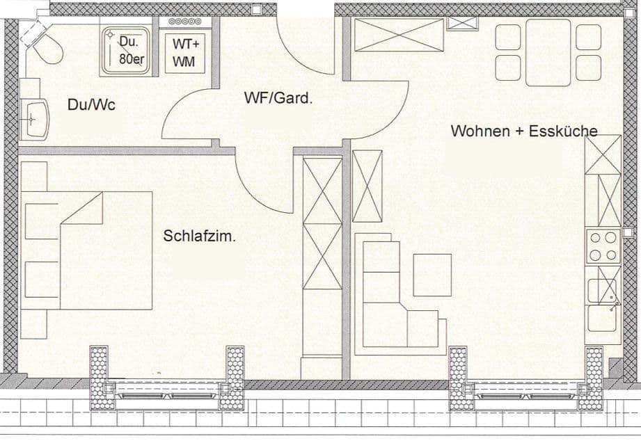 2 bedroom flat to rent, 48 m², Ludwigstr. 11, Aschaffenburg, Bavaria 2 bedroom flat to rent, 48 m², Ludwigstr. 11, Aschaffenburg, Bavaria