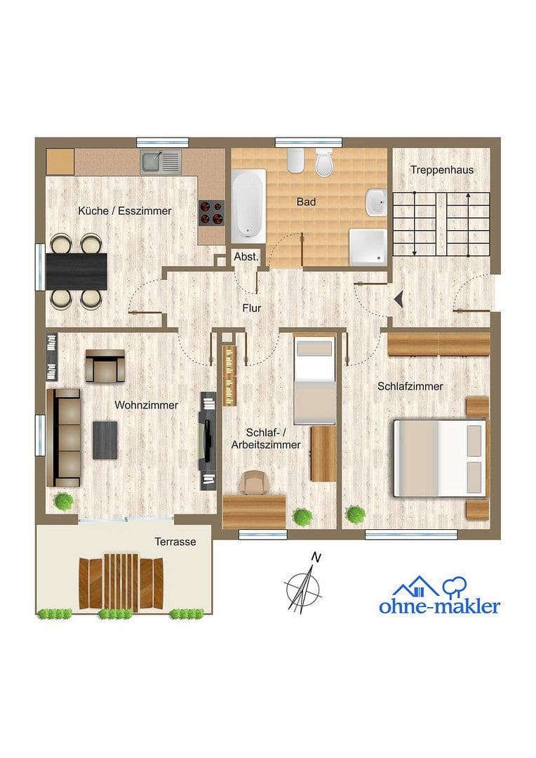 3 bedroom flat to rent, 80 m², St.-Vitus-Str. 20, Günzburg, Bavaria 3 bedroom flat to rent, 80 m², St.-Vitus-Str. 20, Günzburg, Bavaria