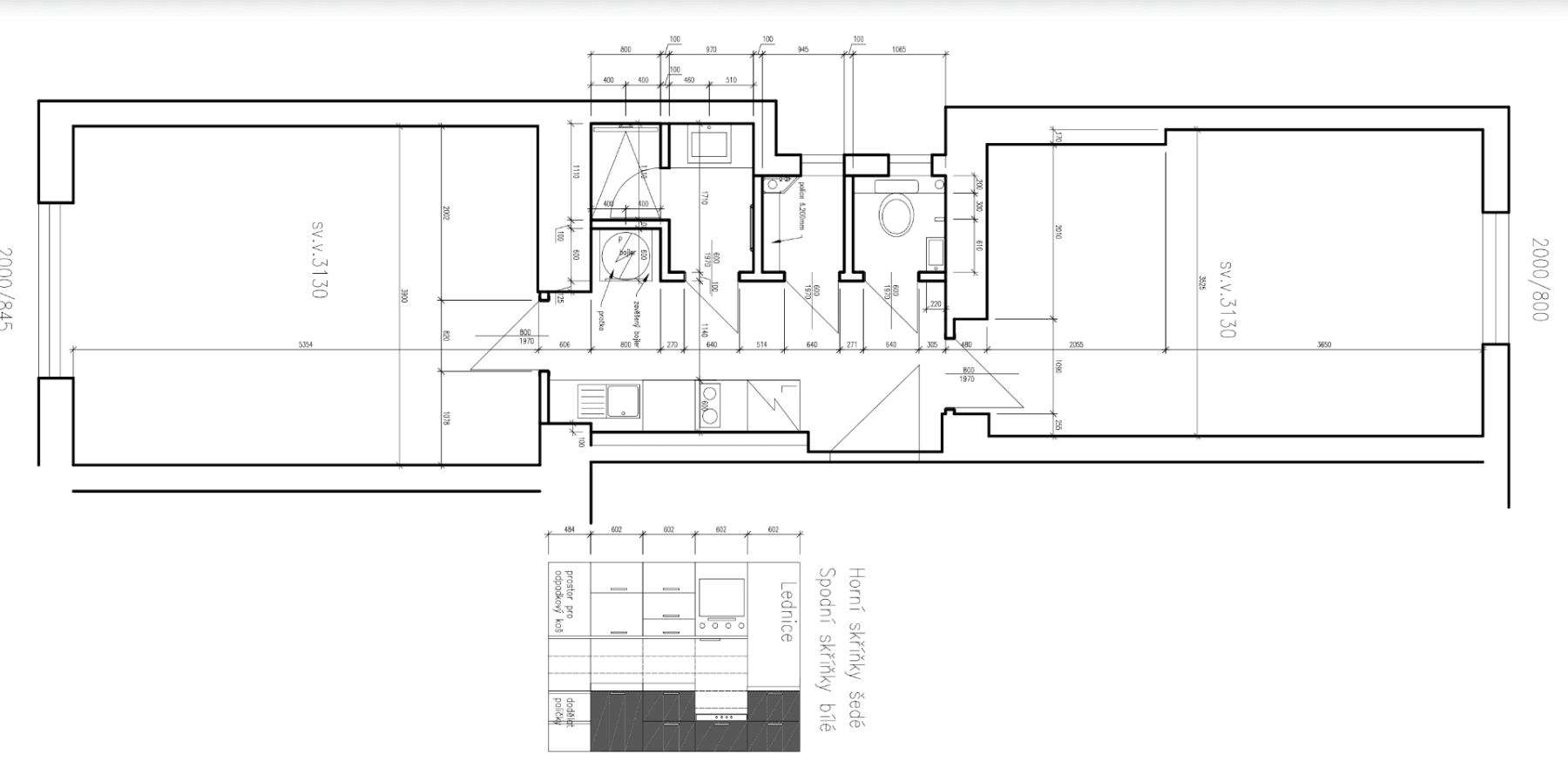 1 bedroom with open-plan kitchen flat to rent, 55 m², Kamenická, Prague, Prague 1 bedroom with open-plan kitchen flat to rent, 55 m², Kamenická, Prague, Prague