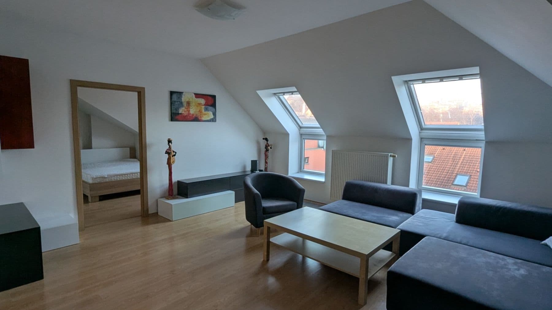 1 bedroom with open-plan kitchen flat to rent, 62 m², Na Lávce, Prague, Prague 1 bedroom with open-plan kitchen flat to rent, 62 m², Na Lávce, Prague, Prague