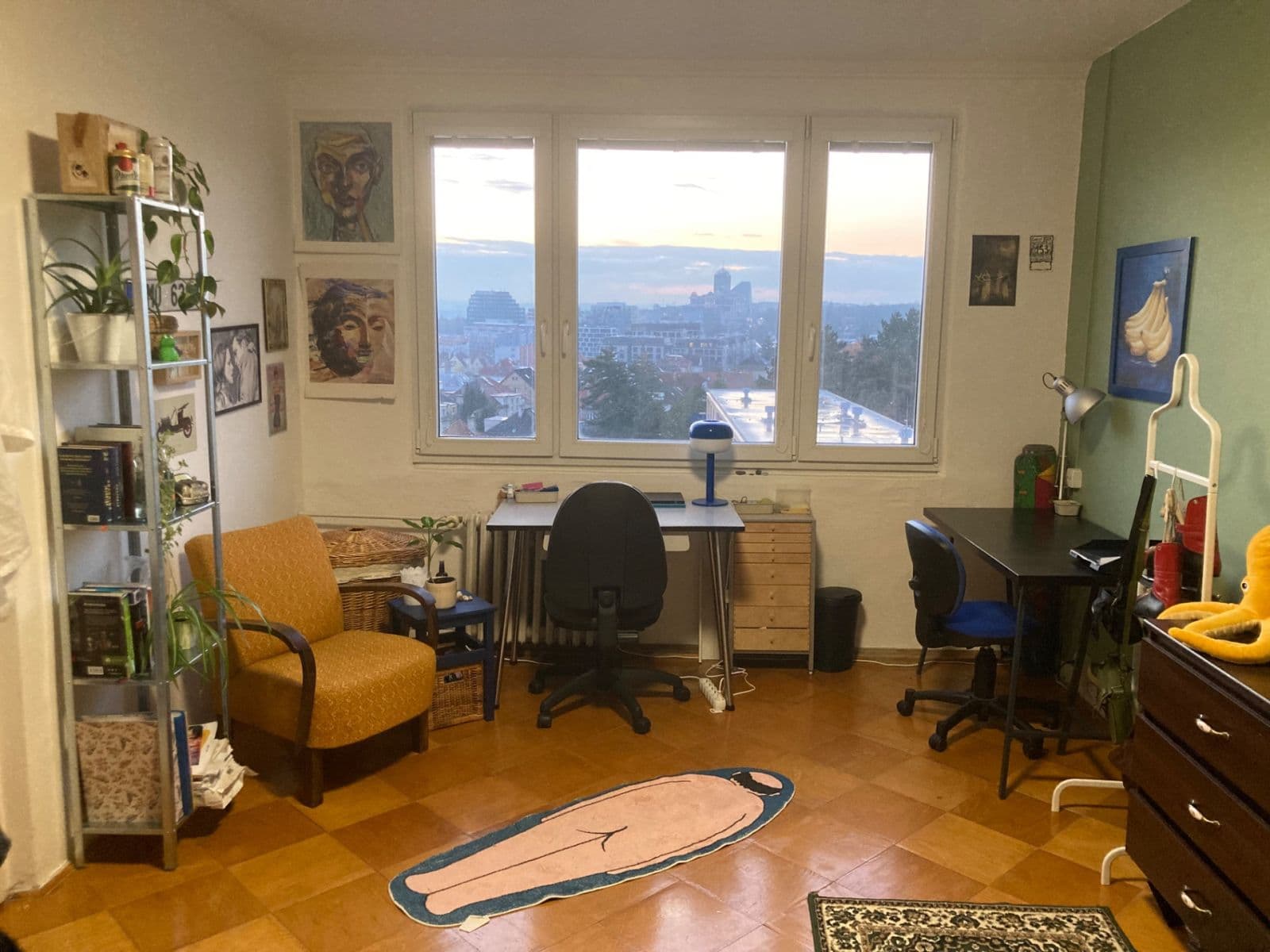 3 bedroom flat to rent, 19 m², Hostýnská, Prague, Prague 3 bedroom flat to rent, 19 m², Hostýnská, Prague, Prague