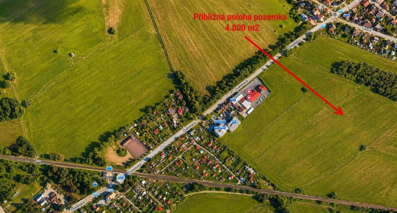 plot for sale, 4,800 m², Dukelská, Třeboň, Jihočeský Region plot for sale, 4,800 m², Dukelská, Třeboň, Jihočeský Region