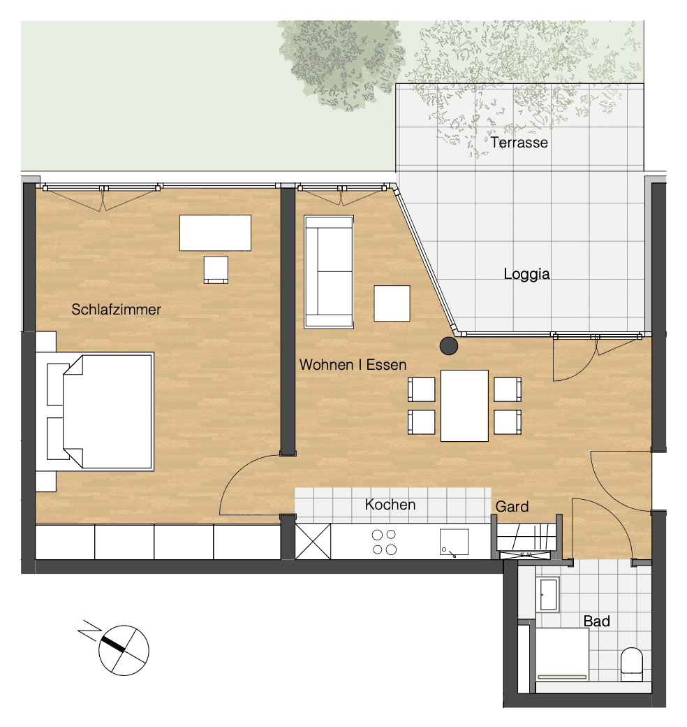 2 bedroom flat to rent, 60 m², Hauptstraße 4, Singen (Hohentwiel), Baden-Württemberg 2 bedroom flat to rent, 60 m², Hauptstraße 4, Singen (Hohentwiel), Baden-Württemberg