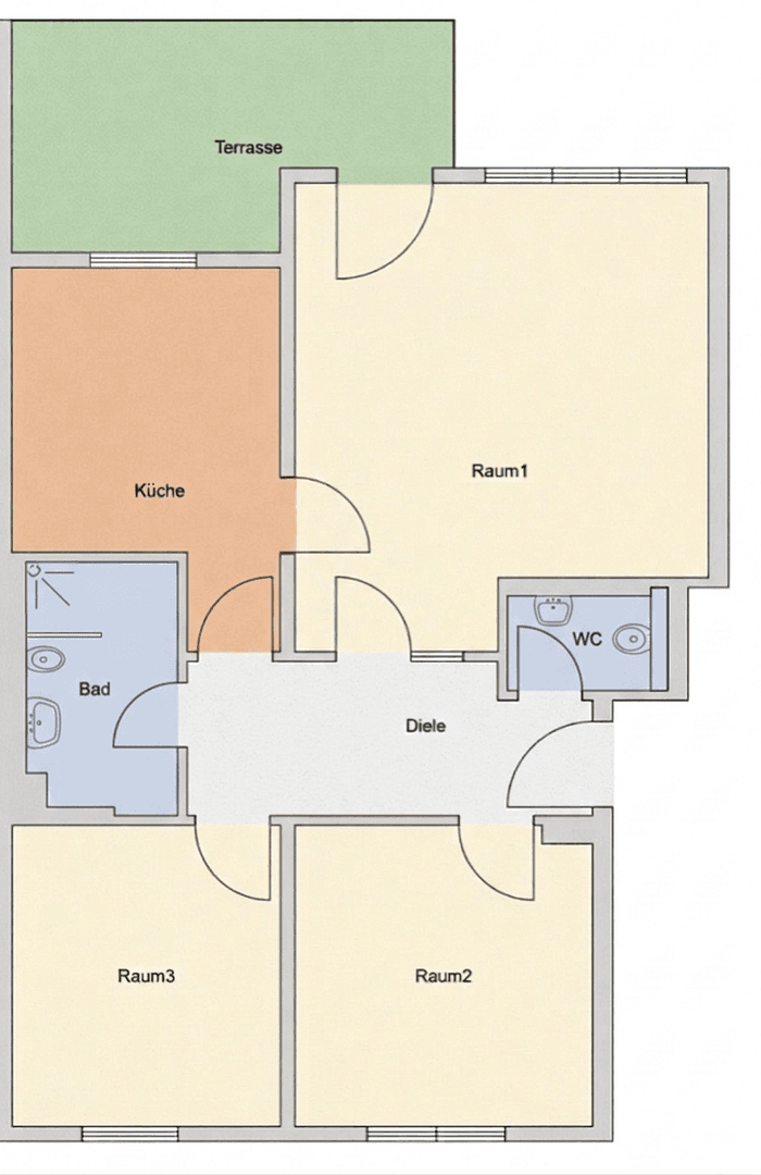 3 bedroom flat to rent, 80 m², Weißdornweg 14, Bonn, North Rhine-Westphalia 3 bedroom flat to rent, 80 m², Weißdornweg 14, Bonn, North Rhine-Westphalia