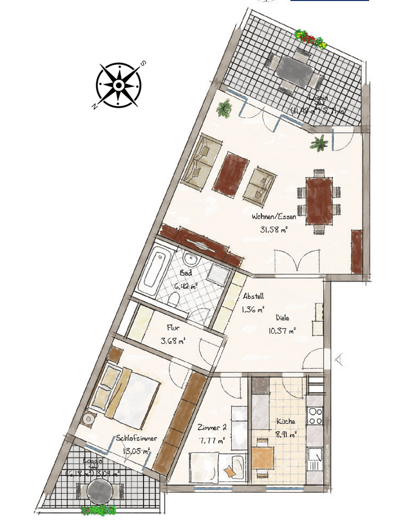 3 bedroom flat for sale, 93 m², Hamburg, Hamburg 3 bedroom flat for sale, 93 m², Hamburg, Hamburg