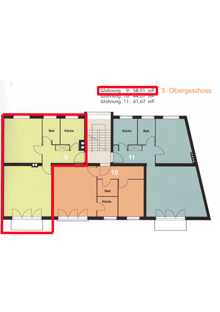 2 bedroom flat for sale, 59 m², Horber Straße 8, Berlin, Berlin 2 bedroom flat for sale, 59 m², Horber Straße 8, Berlin, Berlin