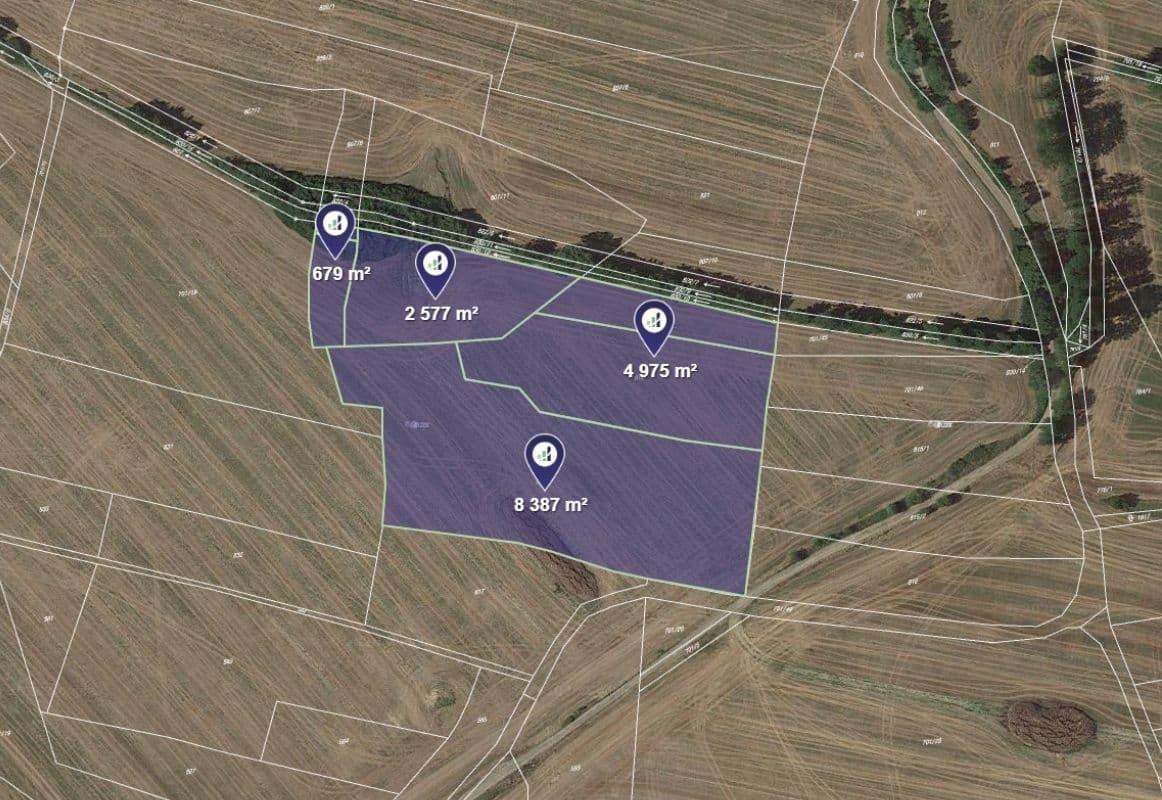 plot for sale, 8,309 m², Dolní Bousov, Středočeský Region plot for sale, 8,309 m², Dolní Bousov, Středočeský Region